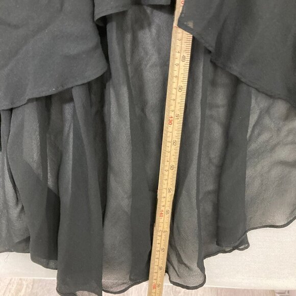 Vintage Sue Wong Silk Beaded Red Rose Embroidered Lace Maxi Dress size 6 Y2K - Picture 5 of 13